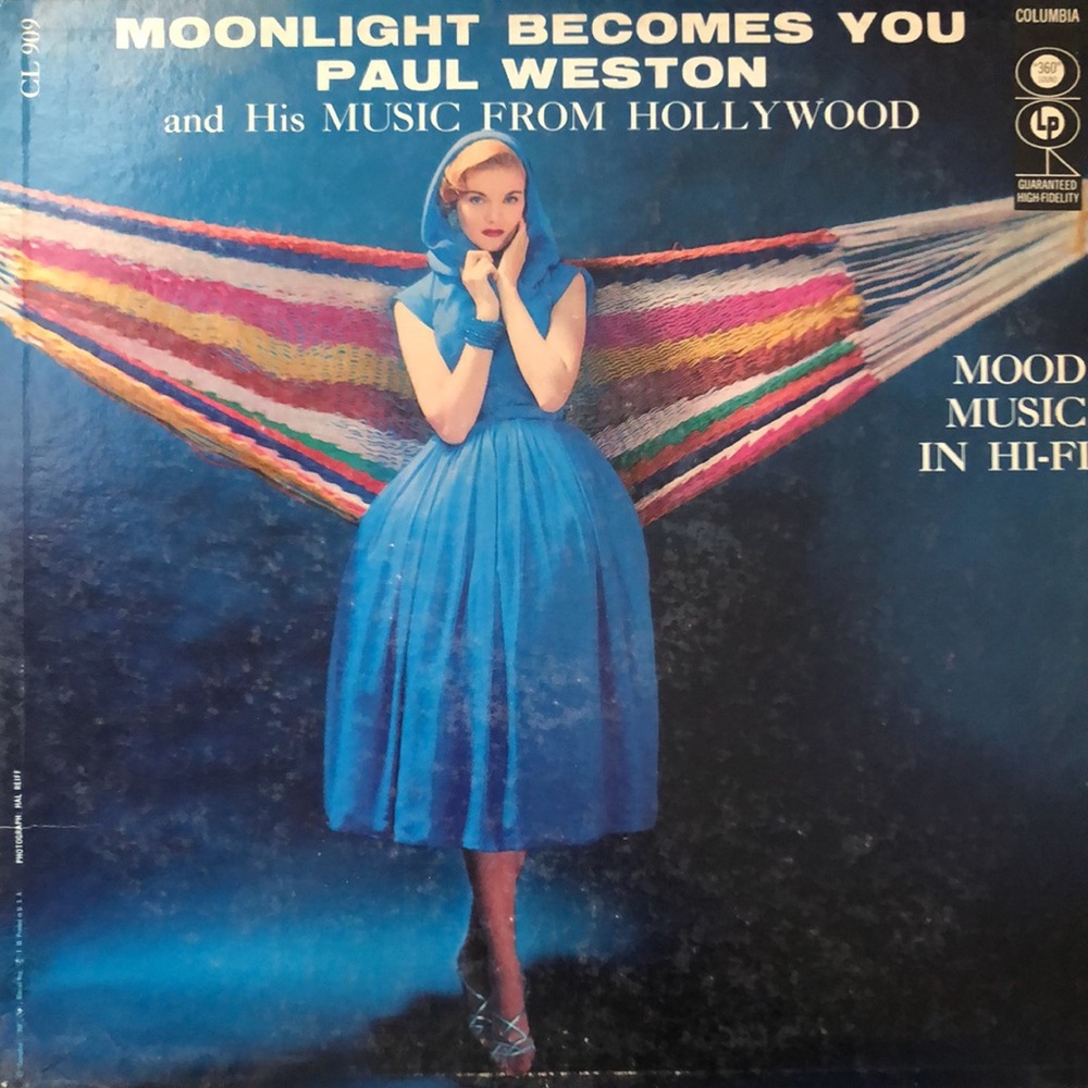 Paul Weston Moonlight Becomes You Vinyl Lp '56